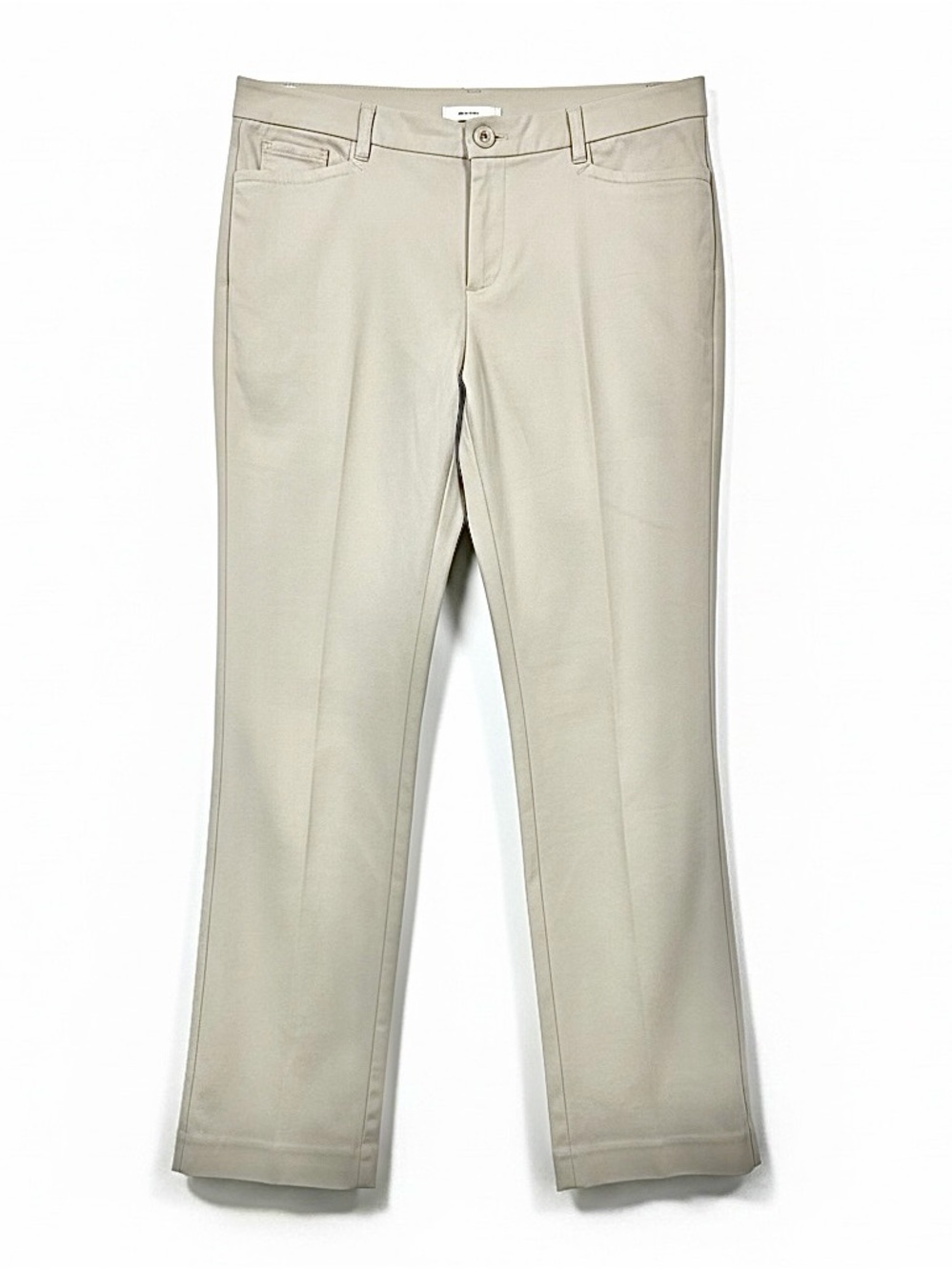 Christopher & Banks Chic Cream Straight-Leg Pants Size 10 Office or Casual wear